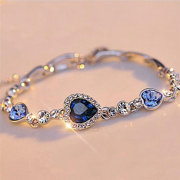HEART OF OCEAN™ - GEMSTONE BANGLE BRACELET