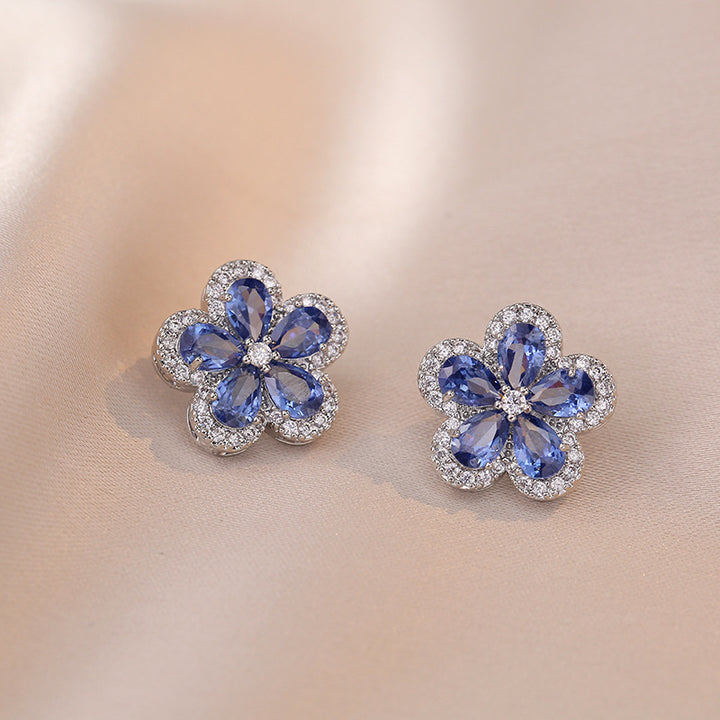 AZURE BLOSSOM™ - BLUE FLOWER JEWELRY SET