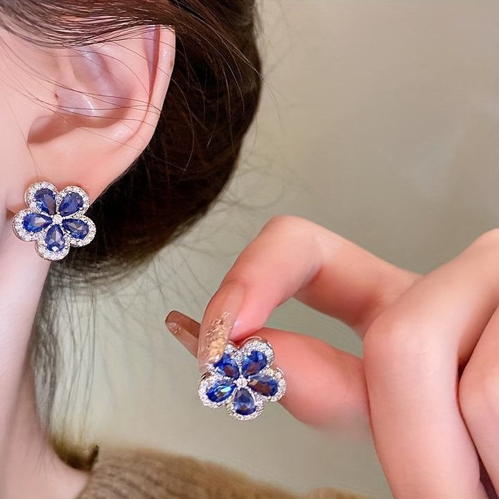 AZURE BLOSSOM™ - BLUE FLOWER JEWELRY SET