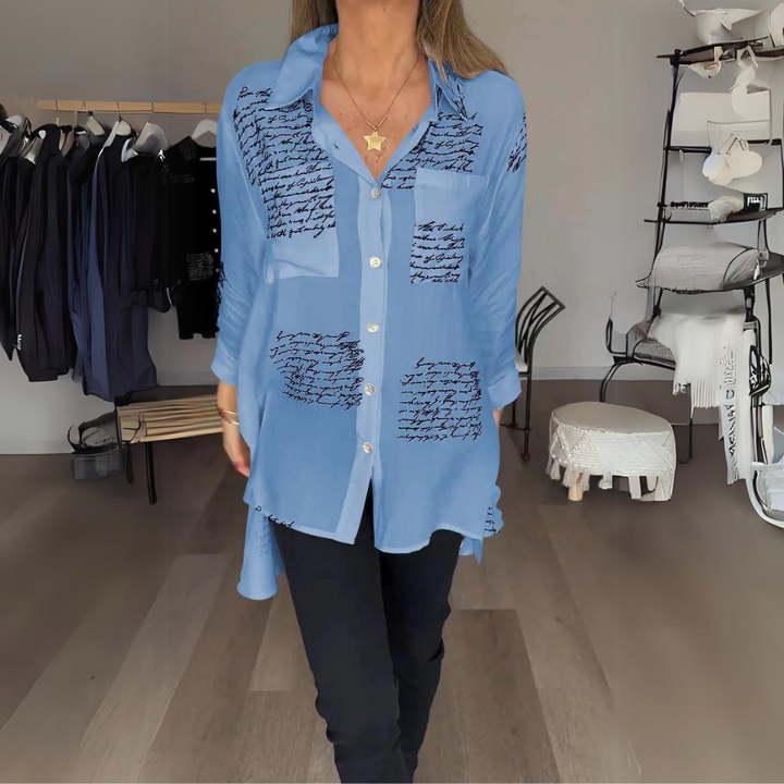 CALLISTA™ - HANDWRITTEN BUTTON-UP SHIRT