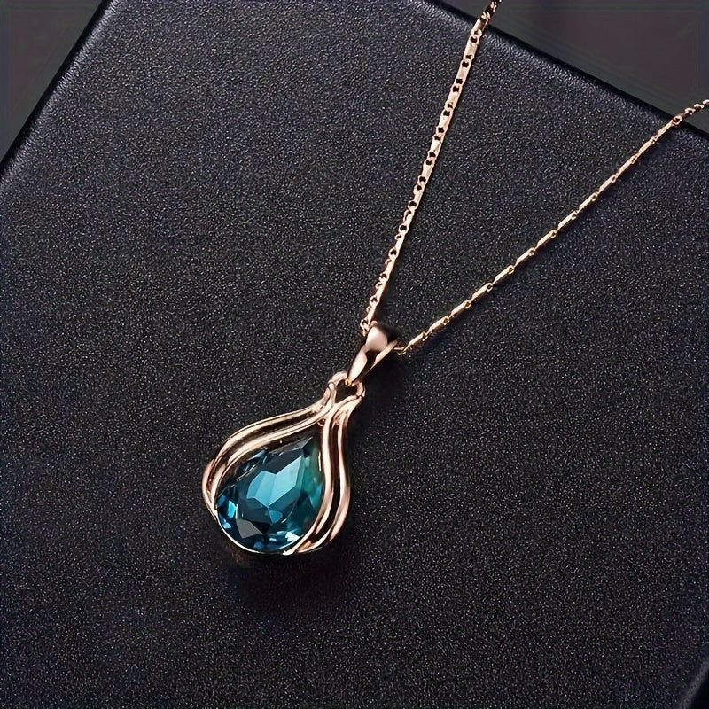 AQUA GLIMMER™ - NECKLACE & EARRINGS SET