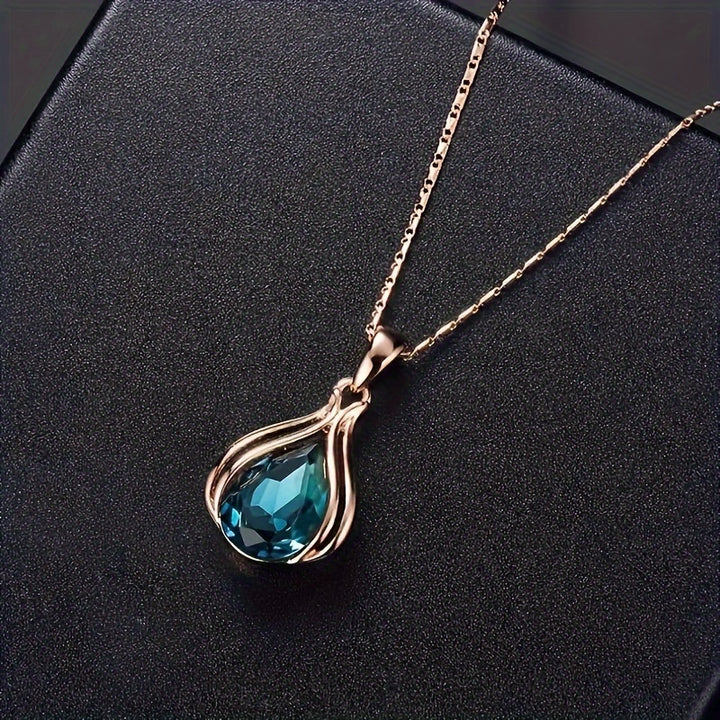 AQUA GLIMMER™ - NECKLACE & EARRINGS SET