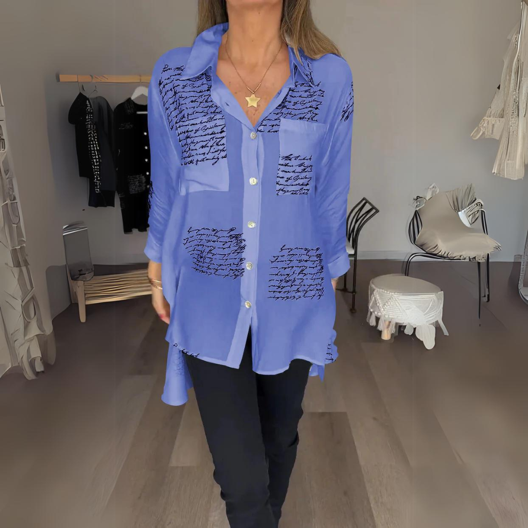 CALLISTA™ - HANDWRITTEN BUTTON-UP SHIRT