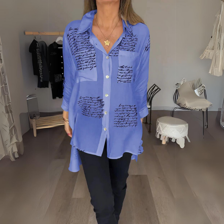 CALLISTA™ - HANDWRITTEN BUTTON-UP SHIRT