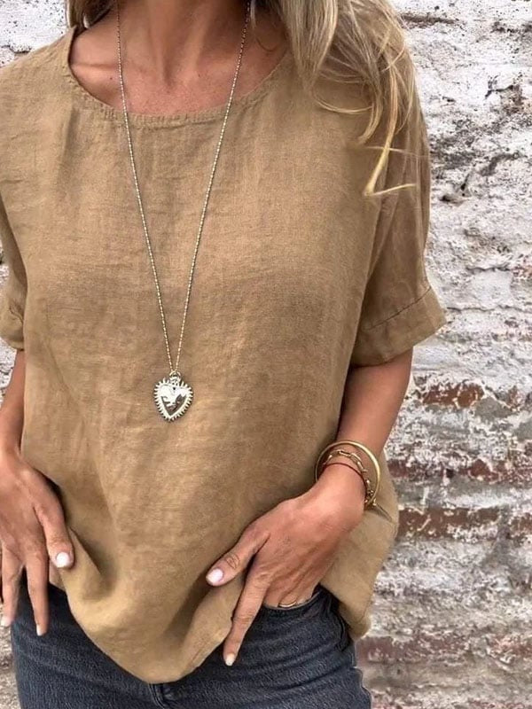 CASIA™ - MINIMALIST RELAXED BLOUSE