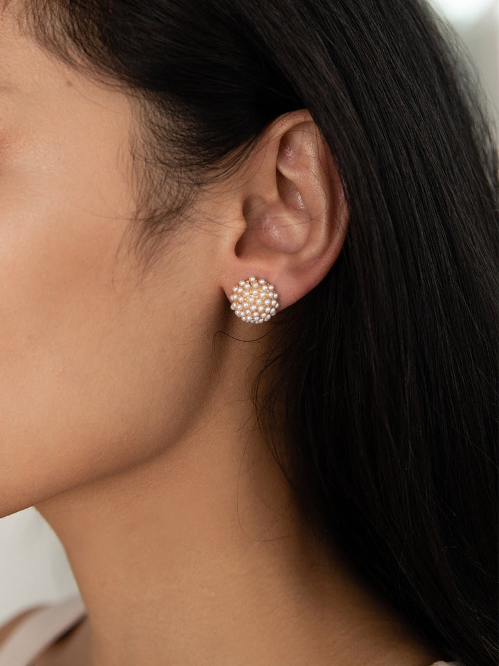 Pearl Pave™ - DELICATE STUD EARRINGS