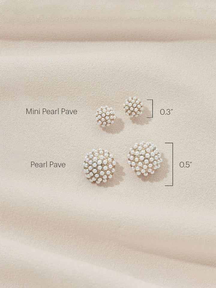 Pearl Pave™ - DELICATE STUD EARRINGS