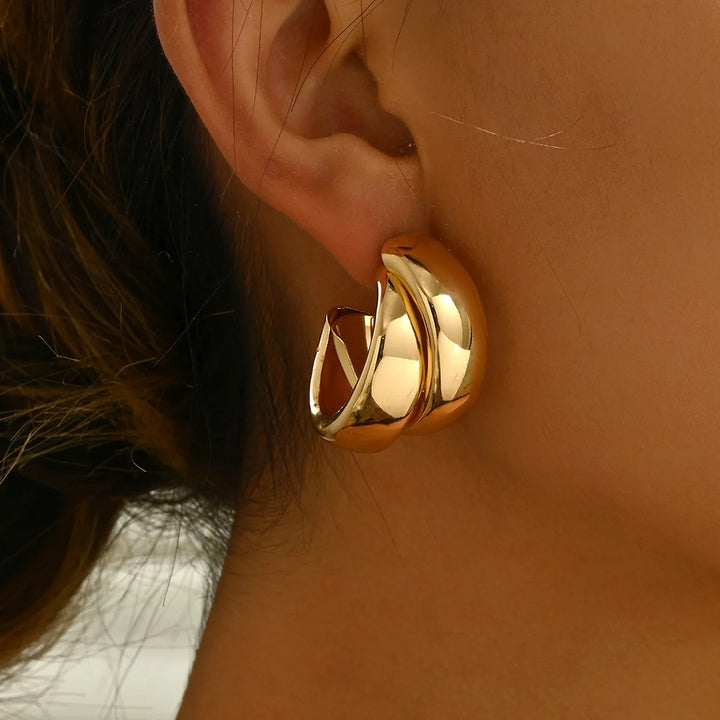 LUNA™ - CHUNKY HOOP EARRINGS