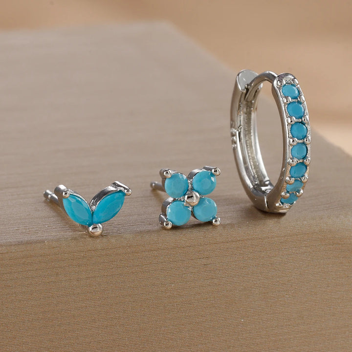 AURELIA™ - 3-PIECE ELEGANT HOOP EARRING SET