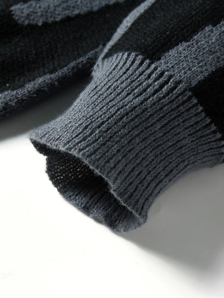 RONAN™ - CONTRAST KNIT MEN'S PULLOVER