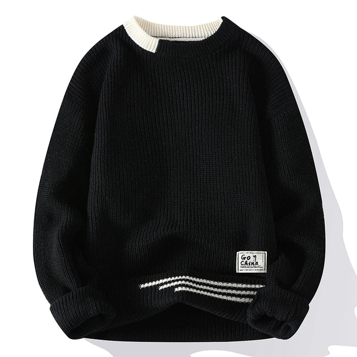 HARRISON™ - COLOR TONE KNITTED SWEATER