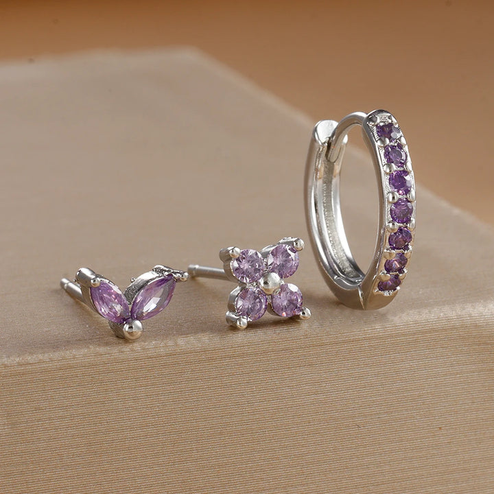 AURELIA™ - 3-PIECE ELEGANT HOOP EARRING SET