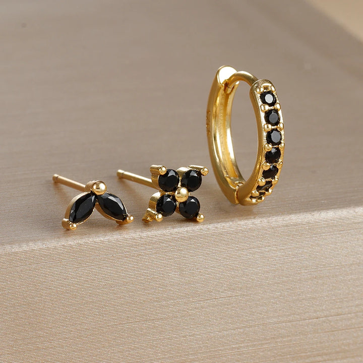 AURELIA™ - 3-PIECE ELEGANT HOOP EARRING SET