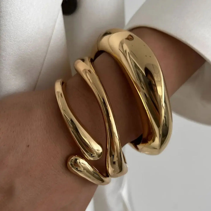 DIEZI™ - 3-STYLE STATEMENT METAL BANGLES