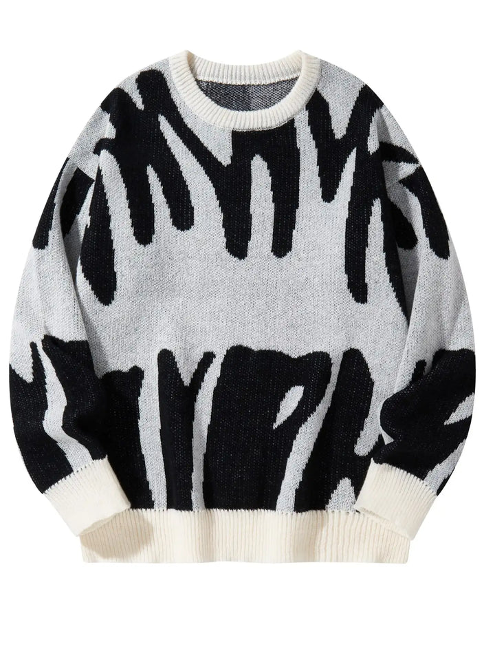 RONAN™ - CONTRAST KNIT MEN'S PULLOVER