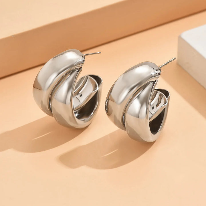 LUNA™ - CHUNKY HOOP EARRINGS