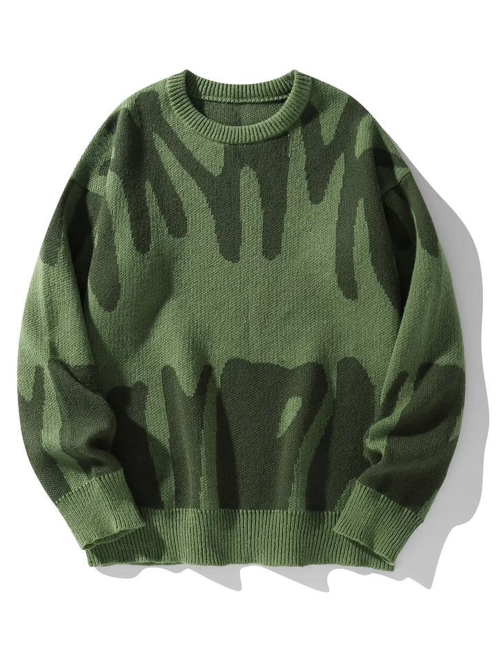 RONAN™ - CONTRAST KNIT MEN'S PULLOVER