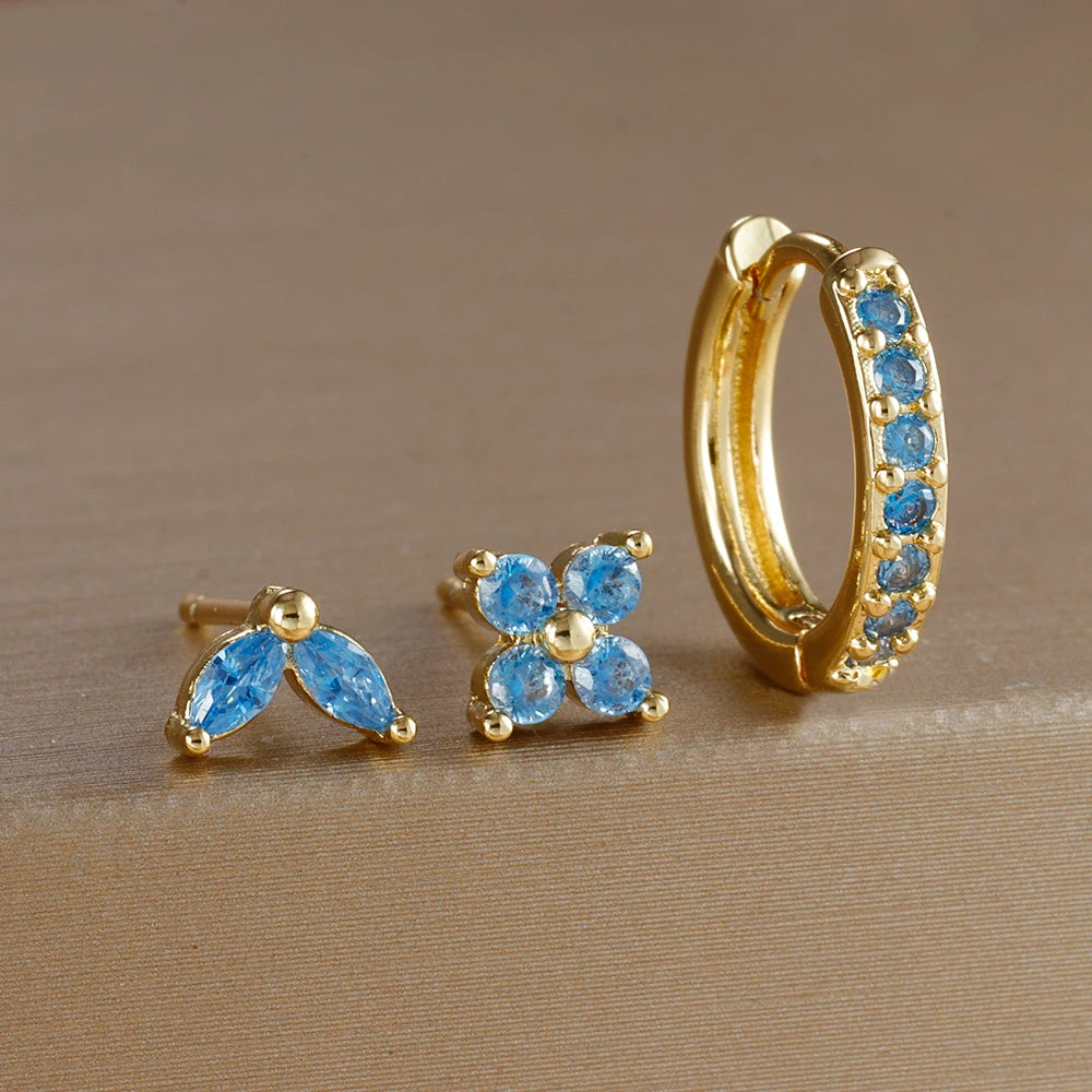 AURELIA™ - 3-PIECE ELEGANT HOOP EARRING SET
