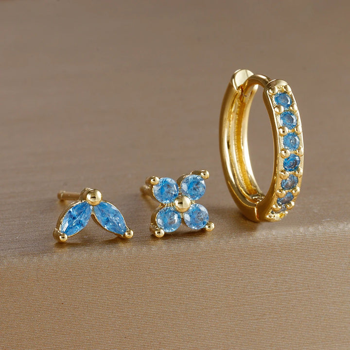 AURELIA™ - 3-PIECE ELEGANT HOOP EARRING SET