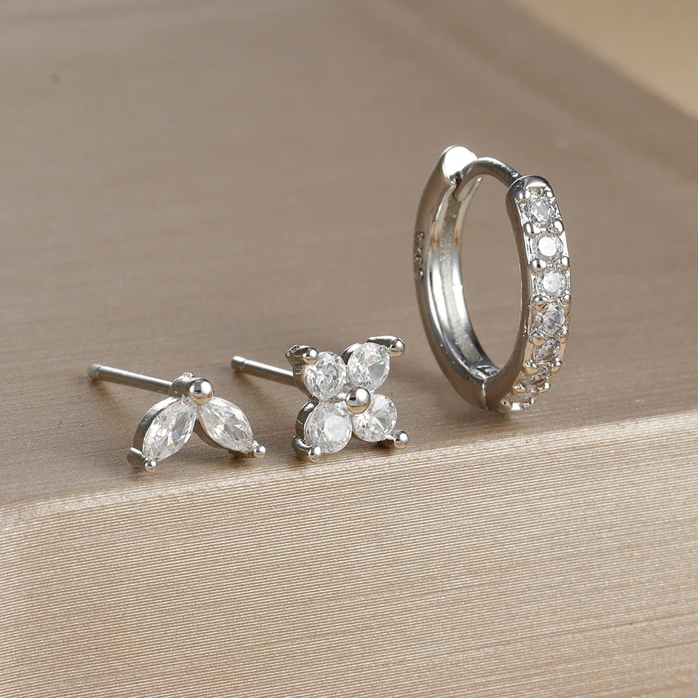 AURELIA™ - 3-PIECE ELEGANT HOOP EARRING SET