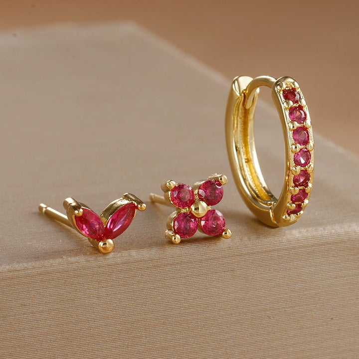 AURELIA™ - 3-PIECE ELEGANT HOOP EARRING SET
