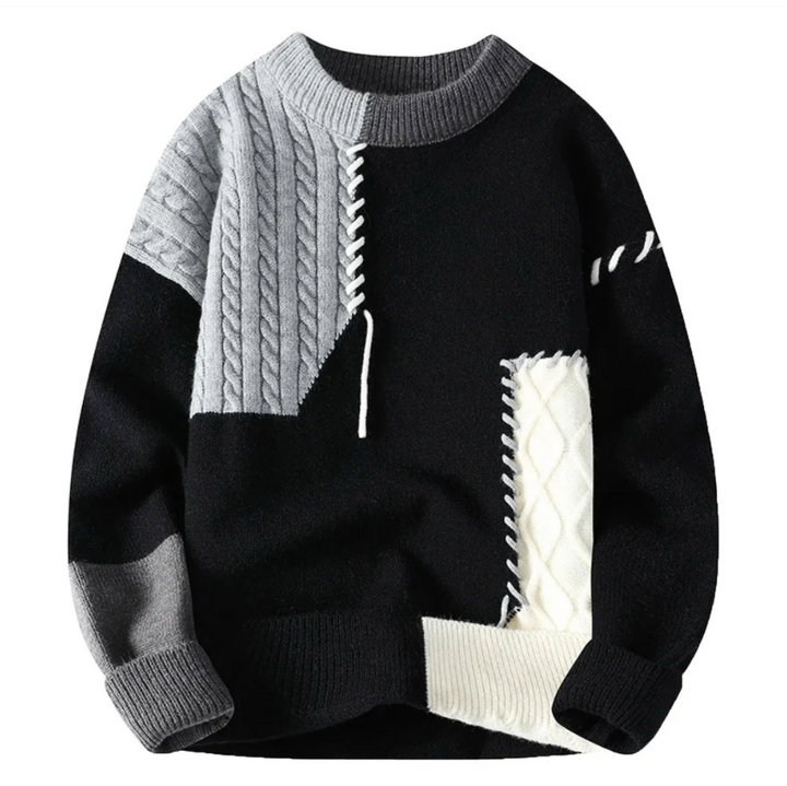 AMOR™ - PATCHWORK STYLE SWEATER