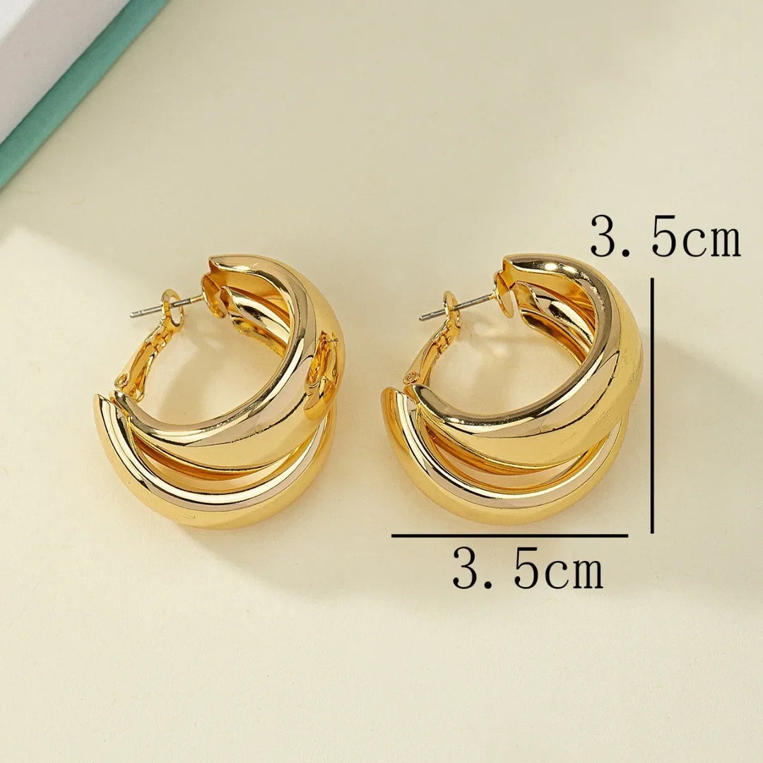 LUNA™ - CHUNKY HOOP EARRINGS