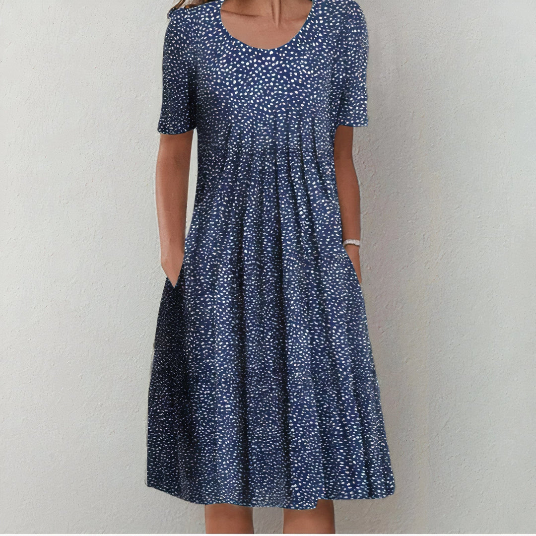 ASTONIA™ - ELEGANT COTTON TUMMY COVER DRESS