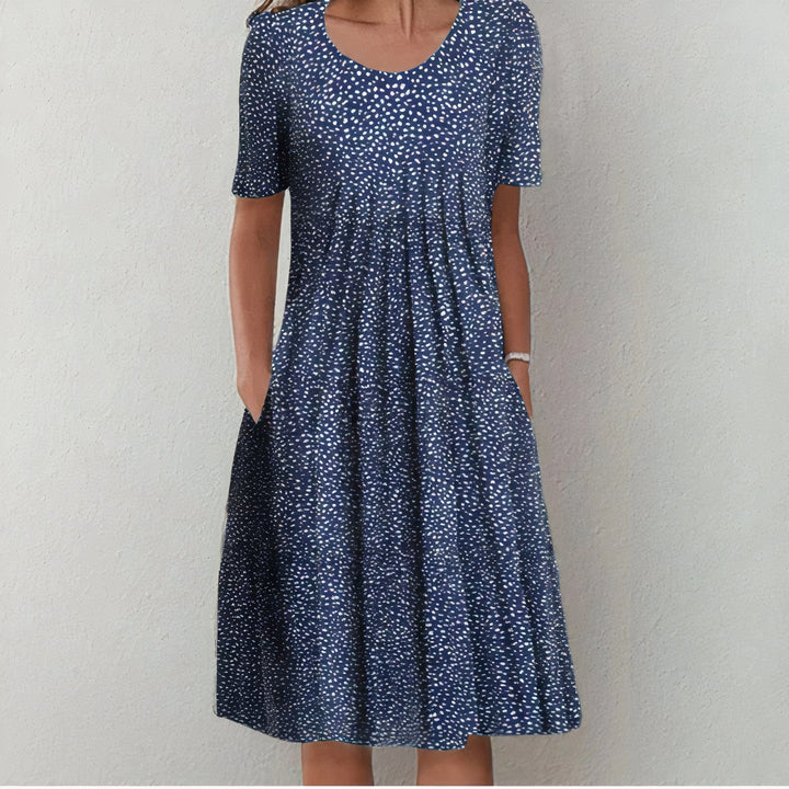 ASTONIA™ - ELEGANT COTTON TUMMY COVER DRESS